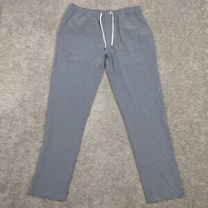 Fair Harbor Pants Mens XL Gray The One Pant Performance Quick Dry Drawstring EUC